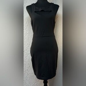 Guess by Marciano-Women’s Black Bodycon Sleeveless Cutout Mini Dress (L)